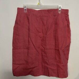 Vintage Ralph Lauren Linen Pink Skirt